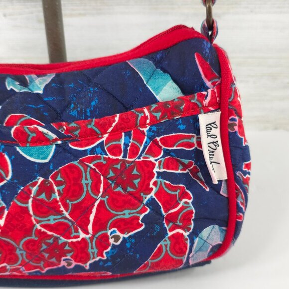 Paul Brent Crossbody Quilted Coastal Anchor Nautical Beachy Crossbody Purse Bag - Picture 9 of 16